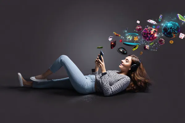 A glowing roulette wheel with cascading chips, symbolizing the engaging live and instant-win games available on SZ777.